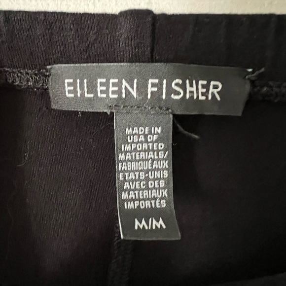 EUC — Eileen Fisher Viscose Leggings Black Medium - Picture 4 of 6